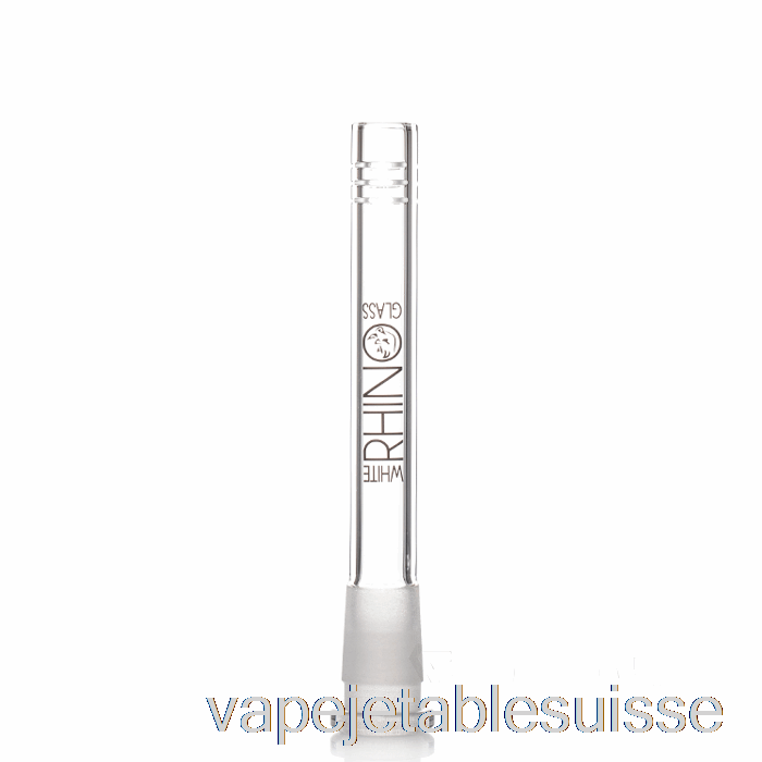 Vape Suisse Rhinocéros Blanc 19/14 Tige En Verre 5 Pouces